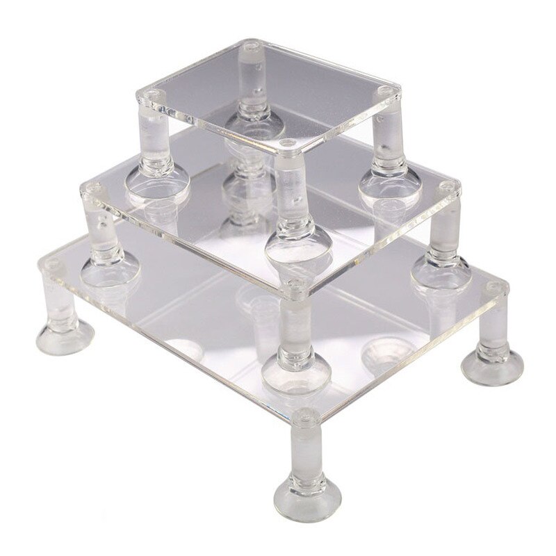 Aquarium Submersible Pump Bracket Shock-absorbing Increased Pad Acrylic Bracket Support Fixed Fish Tank Holder Water Pump Base