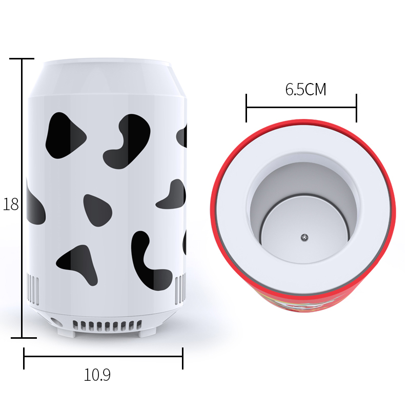 Mini usb Koelkast DC 5 V 12 V Draagbare Koelkast Elektrische Koelbox Koelbox Vriezer Cooler Warmer Koelkast