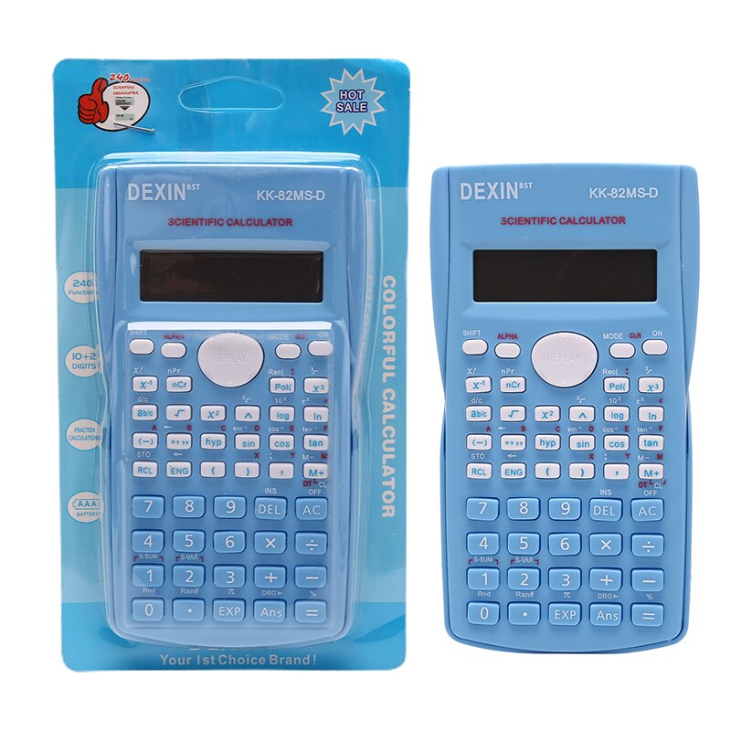 Multifunctional Scientific Function Calculator for Student Exams Engineering Slipcase Calculator School Study Supplies