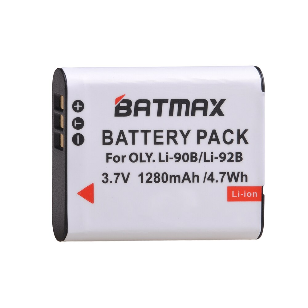 1280mAh LI-90B LI 90B LI90B TG-5 LI-92B Batterie per Foto/Videocamera per olympus Tough Tg-tracker Sh-1 sh- 2 SP-100 IHS Duro TG-1 iHS TG: 1 Pcs