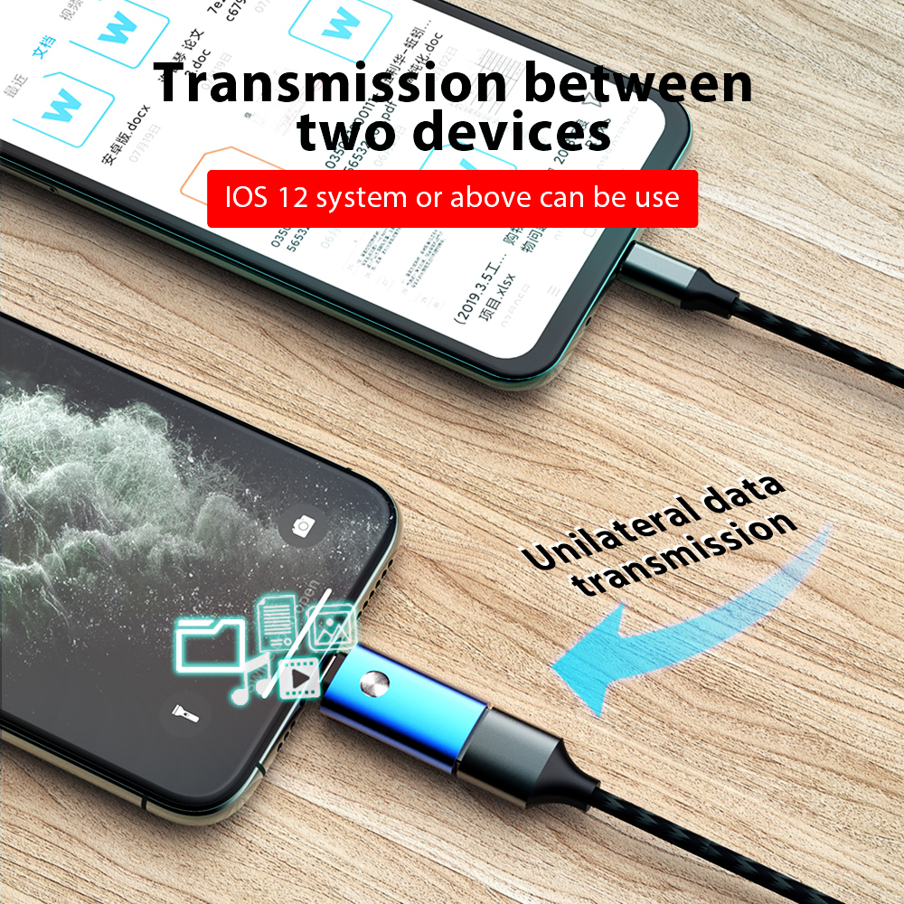 Nohon Usb 3.0 Verlichting Otg Adapter Voor Iphone 11 Pro Max 7 8 X Data Sync Muis Toetsenbord Usb U disk Flash Voor Ios 12 13 Converter