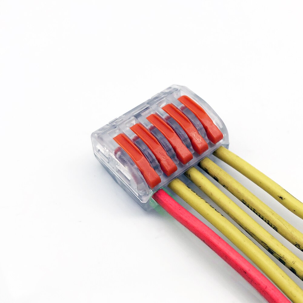 wire connector set box universal compact terminal block lighting wire connector for 3 room hybrid quick connector