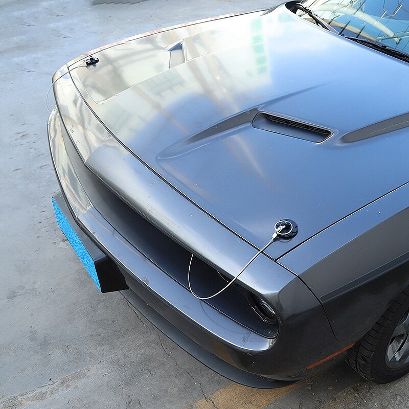 Car Engine Lock for Dodge Challenger Car Engine Hood Latch Lock Catch Decoration Cover Protect for Dodge Challenger