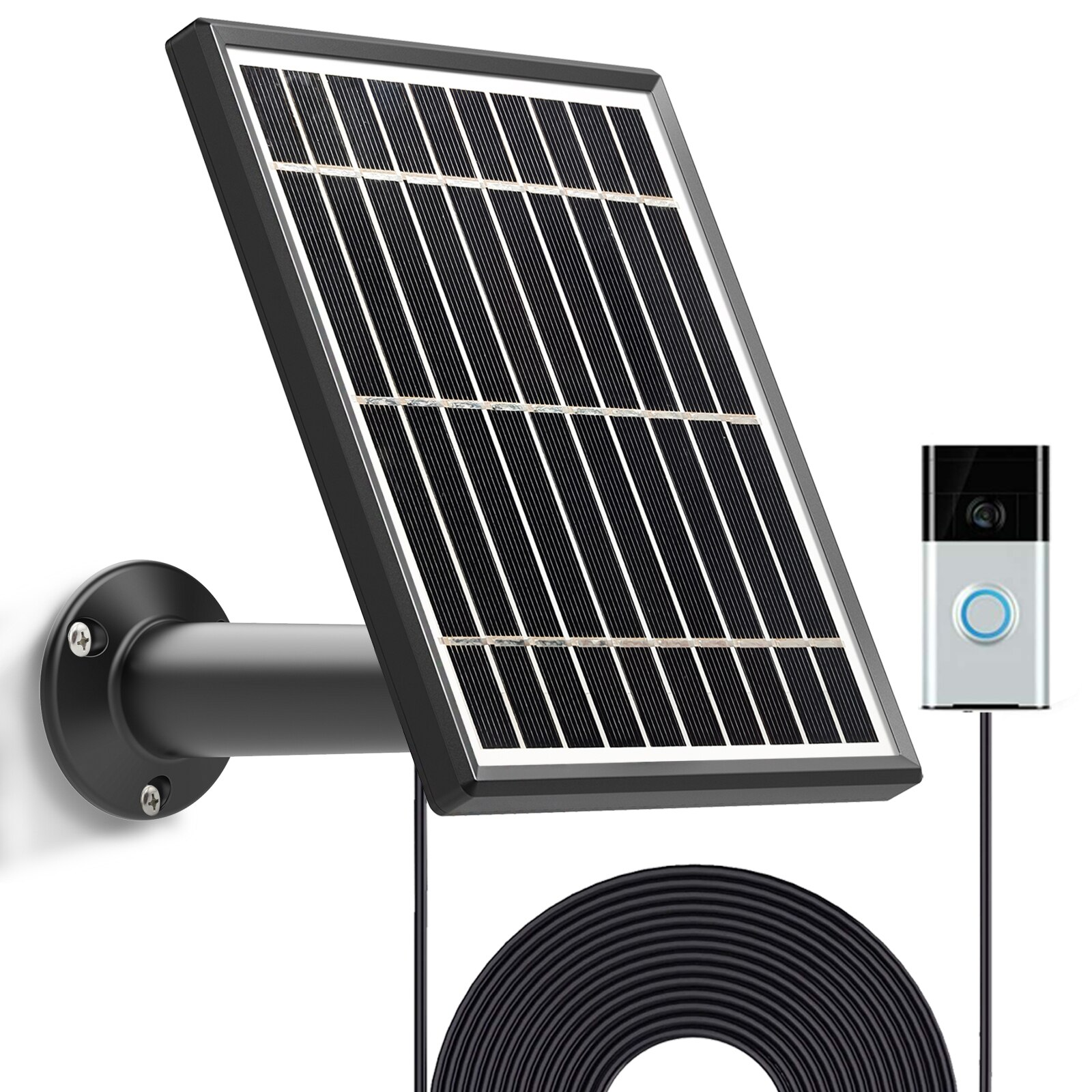 Solar panel for Ring Video Doorbell 3/3 Plus,3.5W Output(No Include Camera)