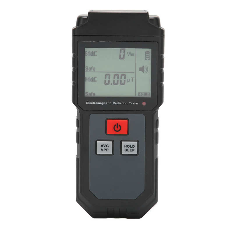 Radiation Detector Electromagnetic Radiation Tester 1V/M-1999V/M LCD EMF Meter with Sound Light Alarm for Home Appliances