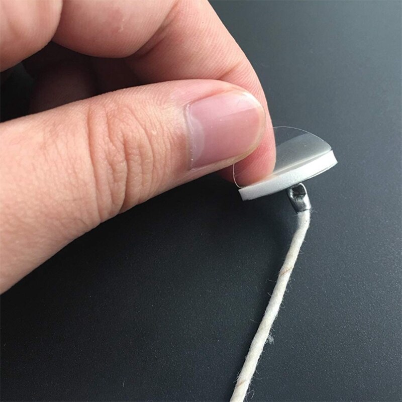 200 Candle Wick Stickers, Made of Heat-Resistant Glue and Stably Attached to the Candle in Wax