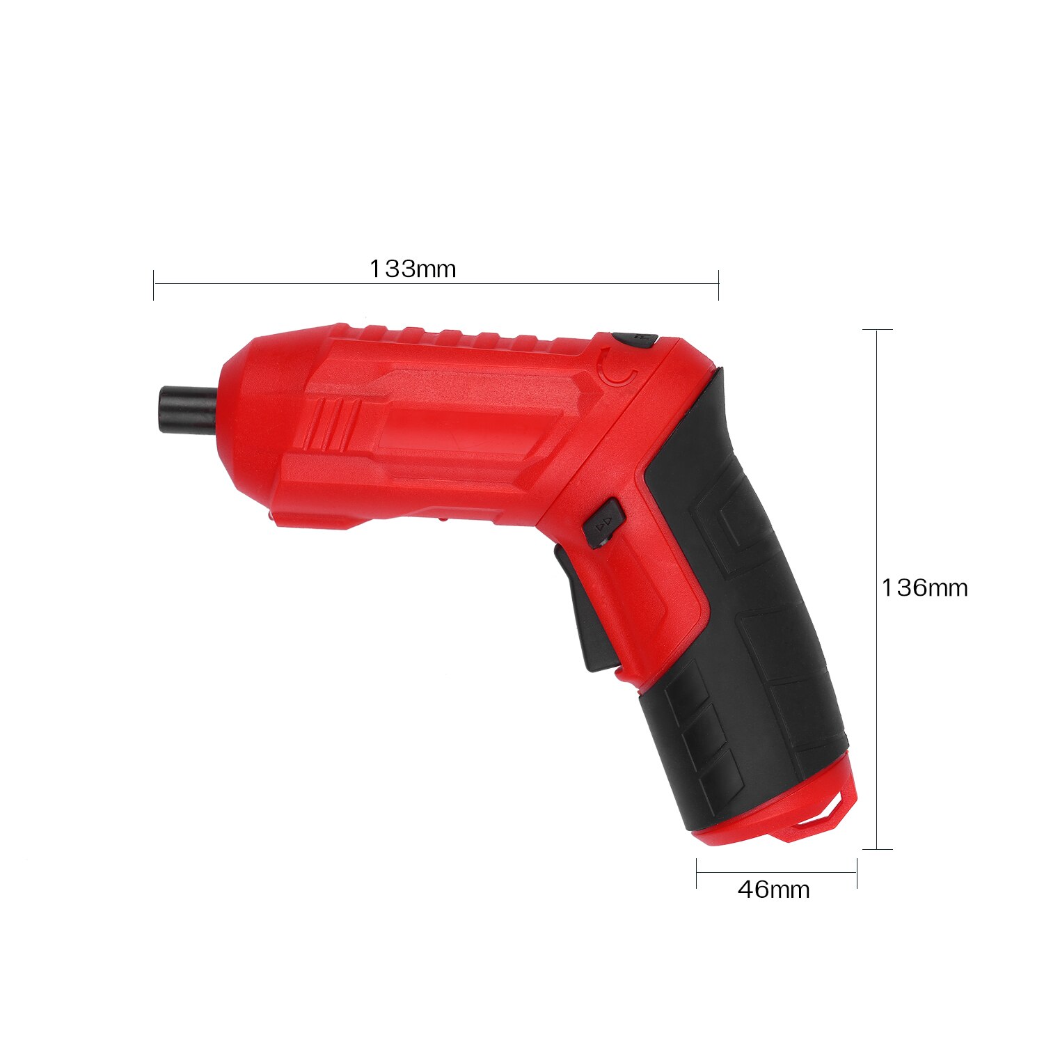 Cordless Screwdriver 47Pcs 3.5Nm Electric Screwdriver Set 3.6V 1800mAh USB Rechargeable Ratchet Wrench Front LED 2 Position