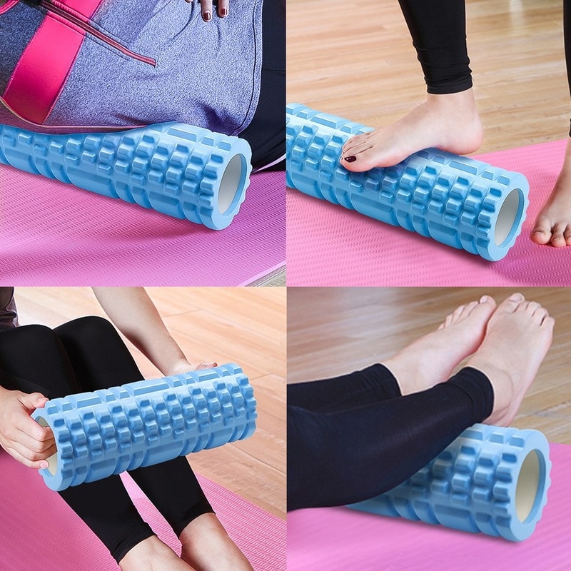 Yoga kolonne gym fitness skumrull pilates yoga trening rygg muskelmassasje rulle myk yoga blokk muskelrulle