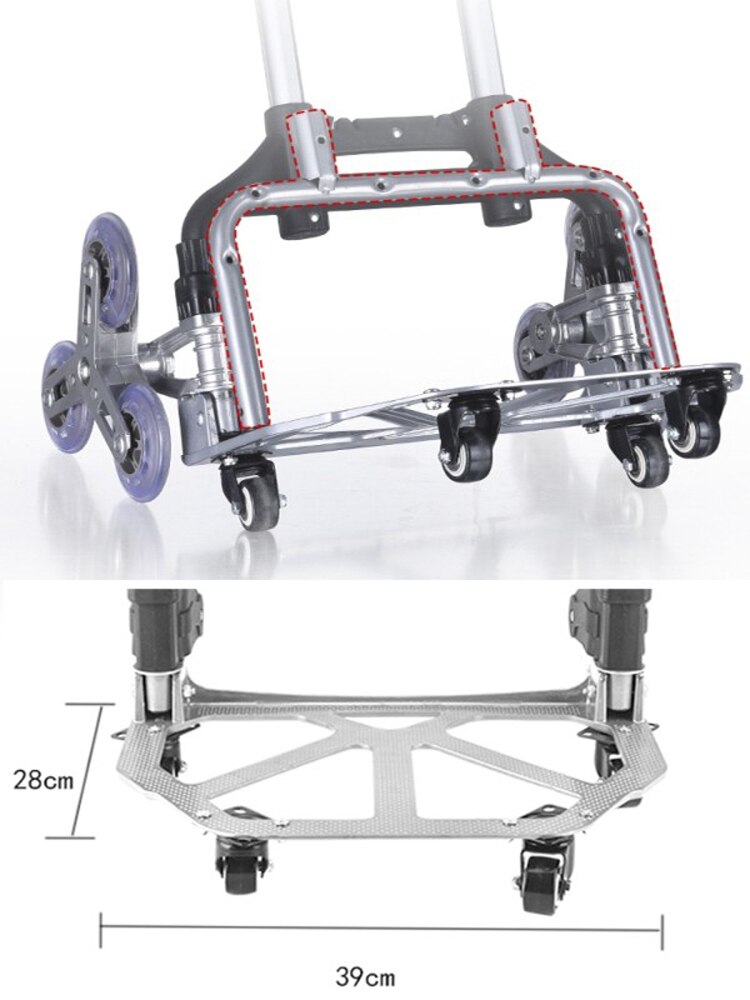B-LIFE Aluminum Stair Climber Hand Truck Nose Plat... – Grandado