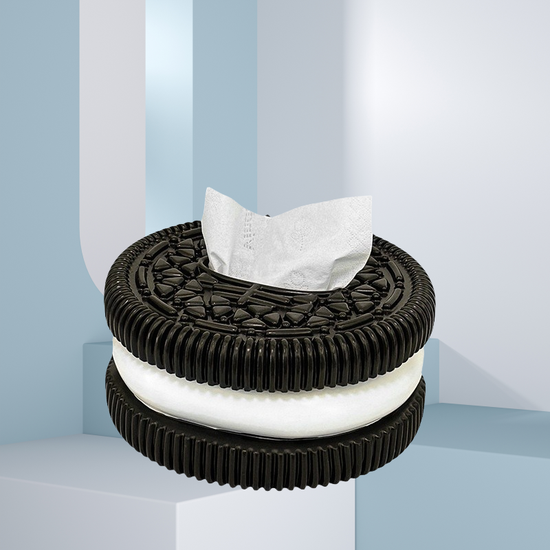 Creatieve Oreo Papieren Doos Woninginrichting Woonkamer Slaapkamer Desktop Gevoel Tissue Box Woonkamer Desktop Home Decorat