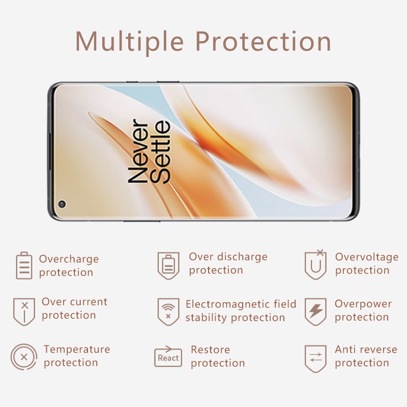 Caso carregador de carregamento caso de energia para oneplus 8 pro bateria caso para oneplus 8 series 8 pro power bank caso bateria capa