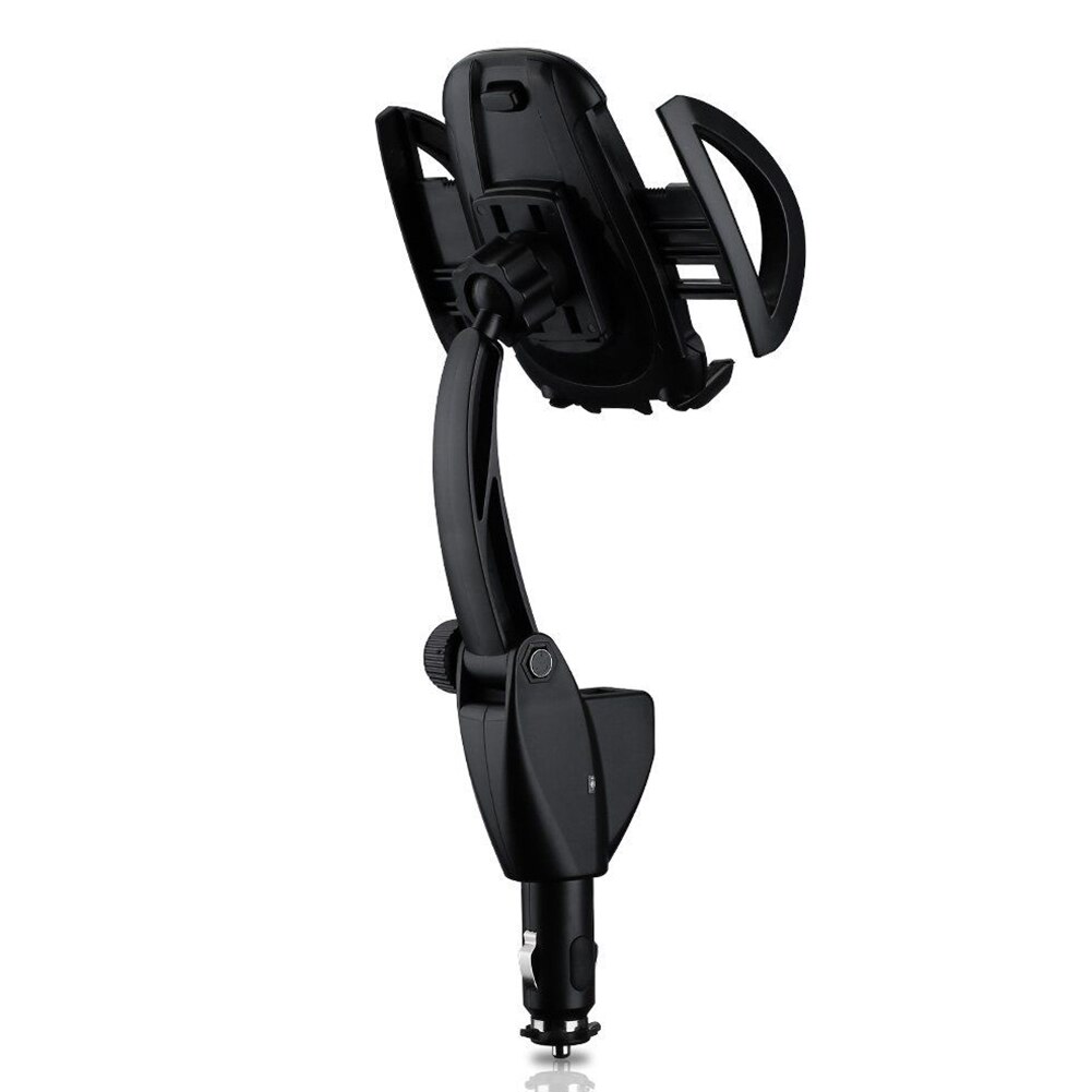 Phone Holder Accessories Dual USB Durable Universal Practical Portable Charger Multifunction Mount Stand Car 360 Degree