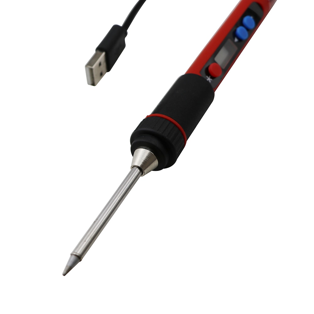 USB Soldering Iron 5V 10W BAG Soldering Rework Repair Tool LCD Digital Adjustable Temperature Soldering Electric Soldering Iron