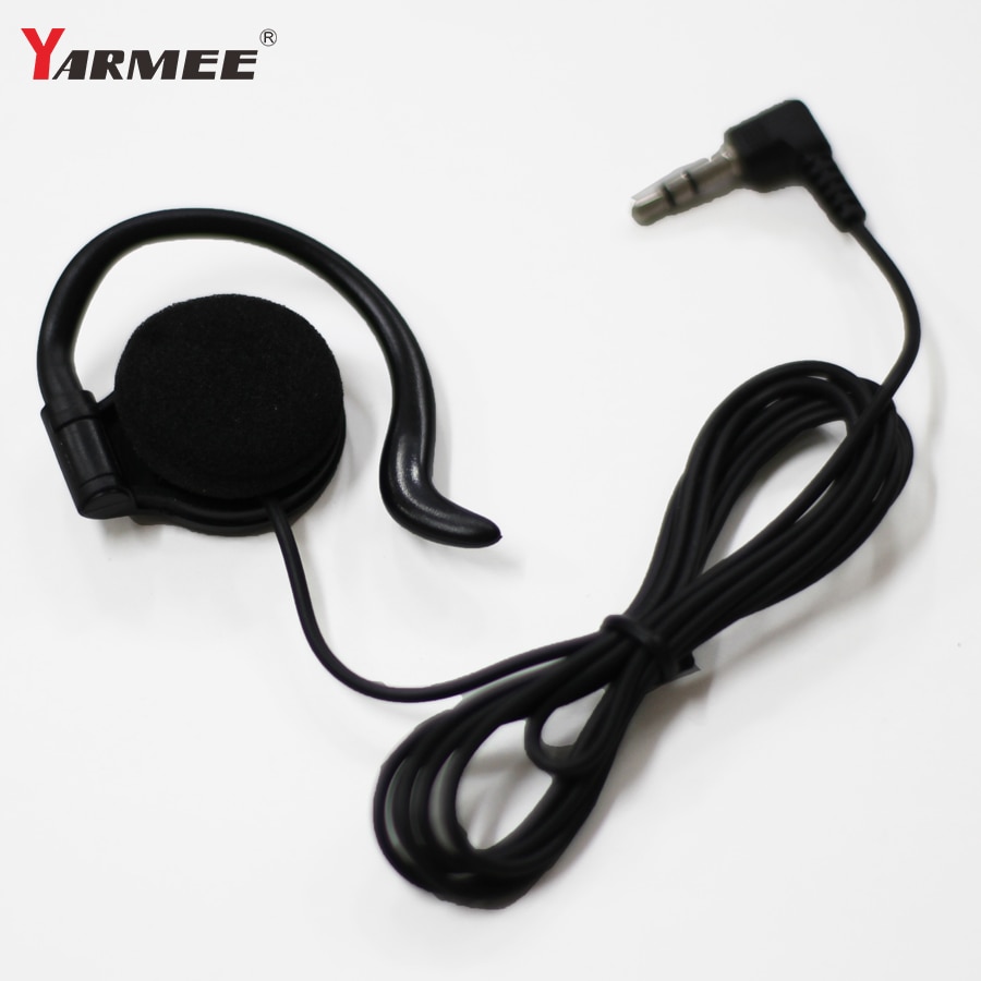 YARMEE Professionelle Kopfhörer 3,5mm Stecker Jack Verdrahtete Einzel Kopfhörer Ohr Hängen Geeignet Überwachung Radio Tour Guide System