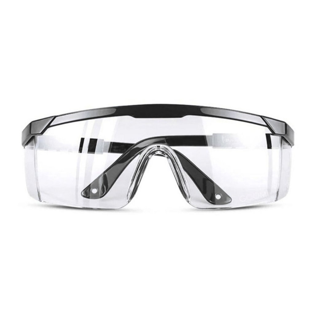 Safety Goggle Anti-splash Dust-Proof Wind-Proof Work Lab Eyewear Eye Protection Industrial Research Safety Goggles Eye Glasses: Black