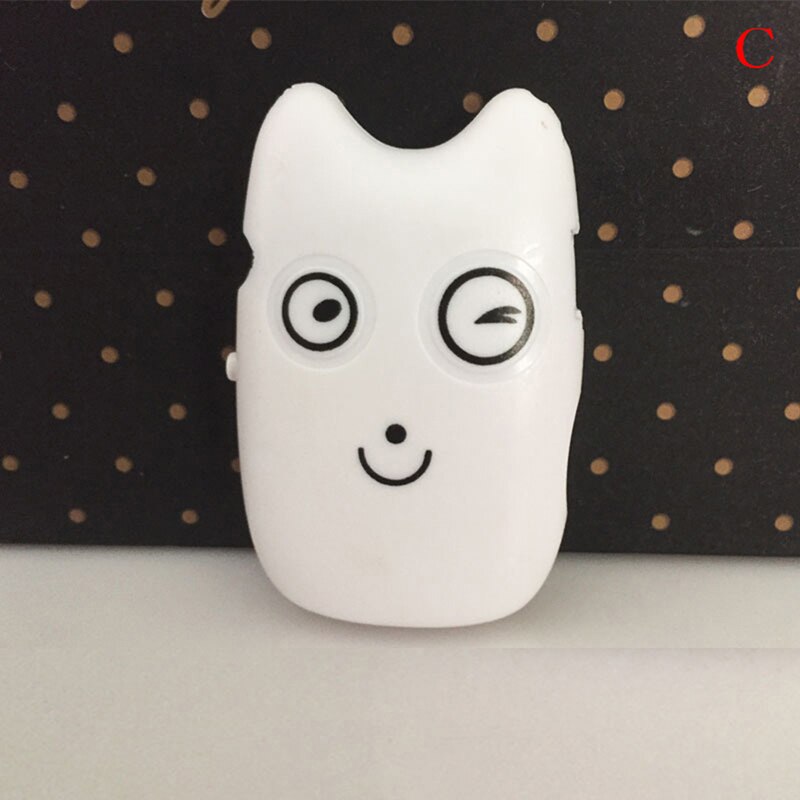 USB:2.0 4.8*3*1cm 4 Styles Cartoon Mini MP3 Player Cute Music Player Support TF Card MP3 Player: C