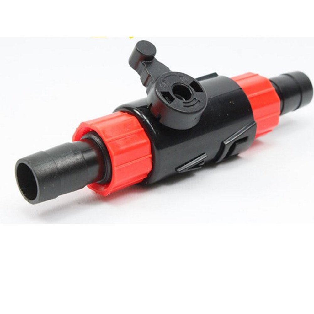 Filterkonnektor vandafbryder 16/22mm letinstalleret holdbar plastgasgasslange fisketank flowkontrol 12/16mm akvarium