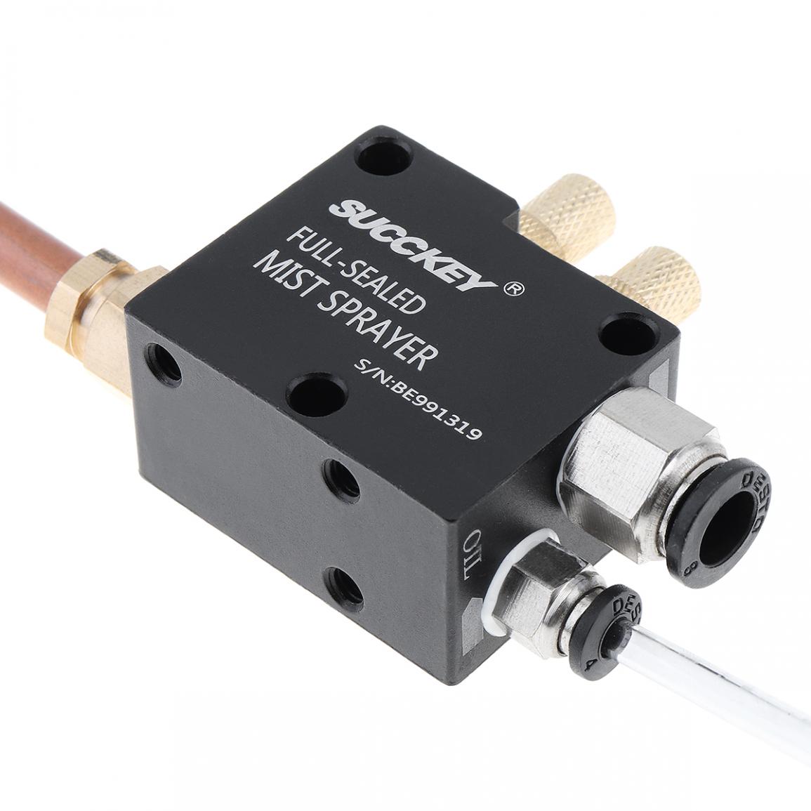Precisie Mist Koelvloeistof Spray Systeem Met 20 Cm Koperen Pijp En Terugslagklep Voor Metalen Snijden Graveren Cooling Machine/cnc Draaibank