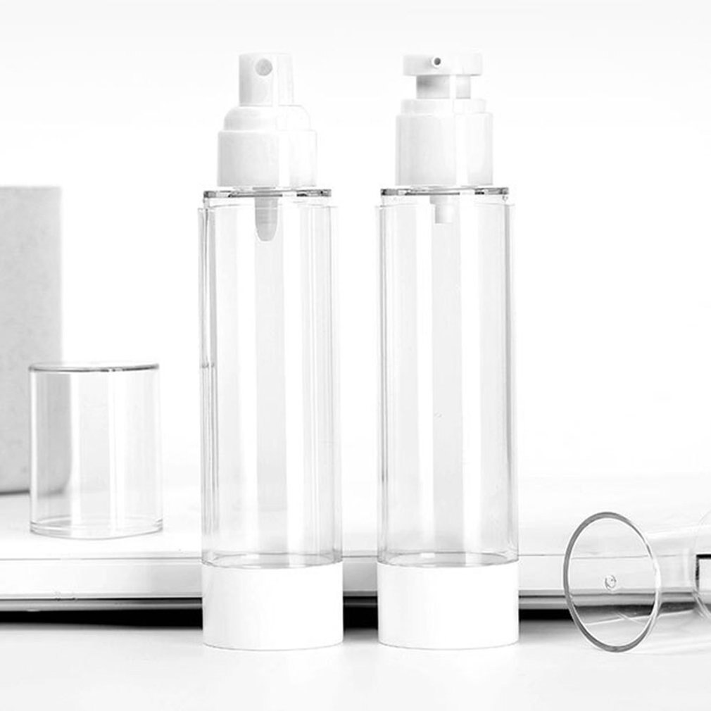15ml Reisen Bausatz Hautpflege Produkte Vakuum Unter abfüllung sprühen Drücken Lotion Flasche Kosmetik Reisen einstellen sprühen Flasche косметика