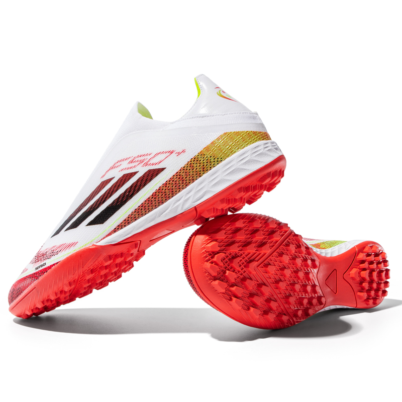Soccer Cleats for Mens Womens Turf Soccer Shoes Indoor Football Cleats Low Ankle TF AG FG Football Boots Training Sneaker: Red / 45