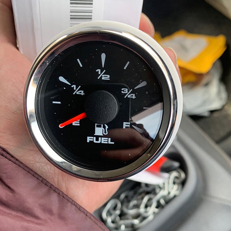Waterproof Car Boat Fuel Gauge with Backlight for 0190 ohm Fuel Level