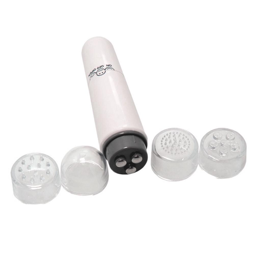 4 Head Mini Massage Device Health Care Electric Eye Massager Facials Great Vibration Thin Face Massage Stick Without Battery