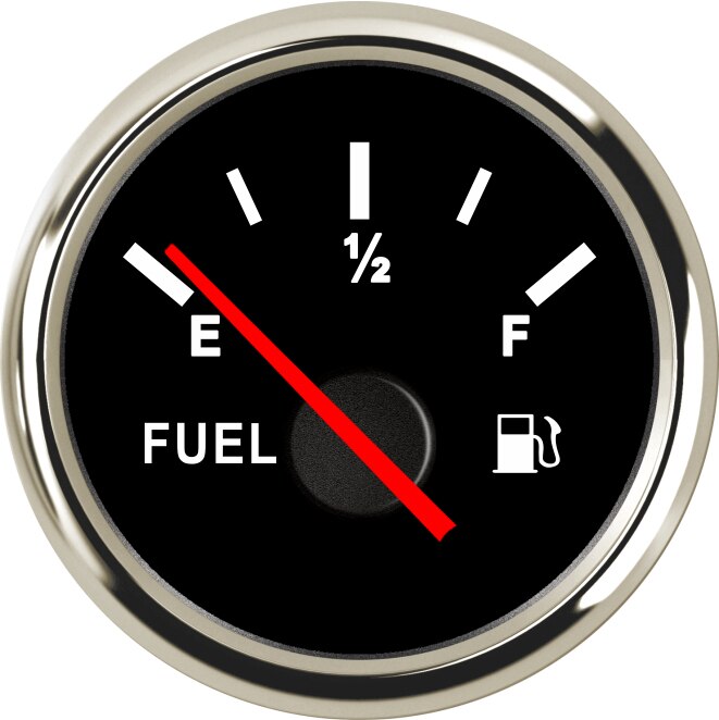 52MM Fuel Level Gauge with Fuel Level Sensor 100MM 125MM 150MM 200MM 250MM 400MM 0-190ohm Oil Liquid Tank Fuel Level Indicator: BS 0-190ohm