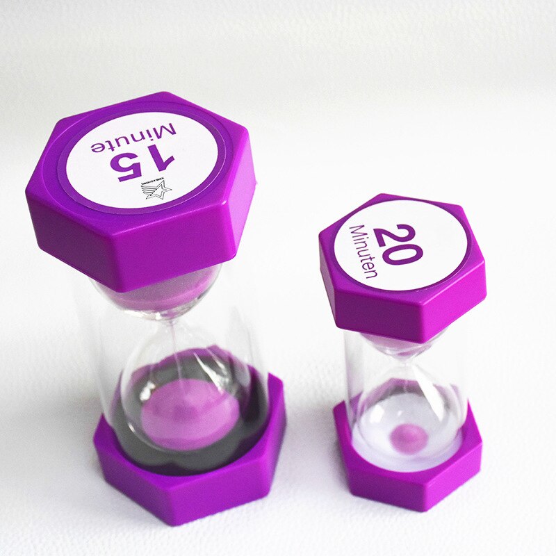 Hourglass Custom Safety -Resistant Plastic Hourglass Decoration Sand Clock Timer Children's -Resistant