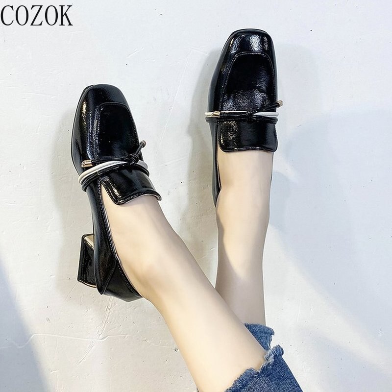 Vrouwen Hakken Casual Mode Alle-Wedstrijd Vrouwen Schoenen Elegante En Comfortabele Schoenen Bovenste Lint Decoratie