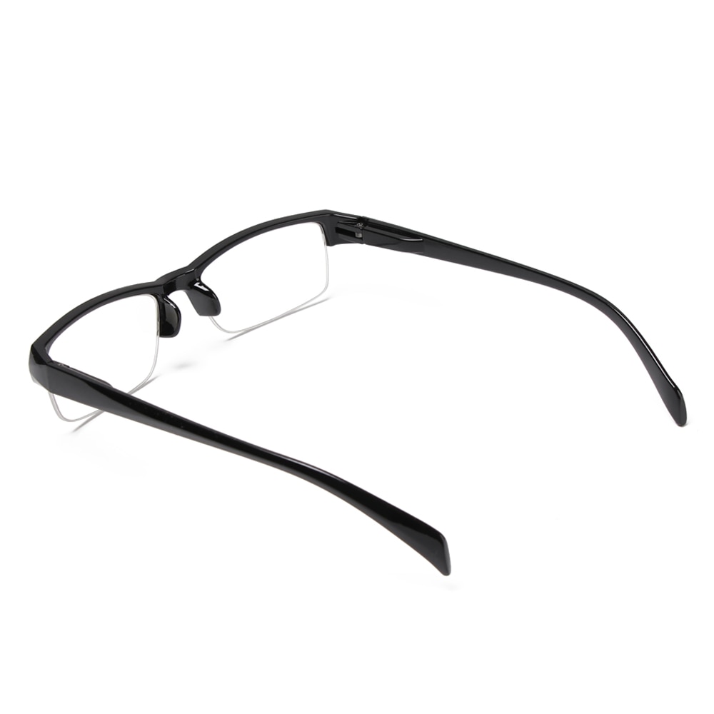 1PC Half Frame Myopia Glasses Women Men Flat Resin Lens Nearsighted Eyeglasses Black Frames Eyewear Diopter -4~0