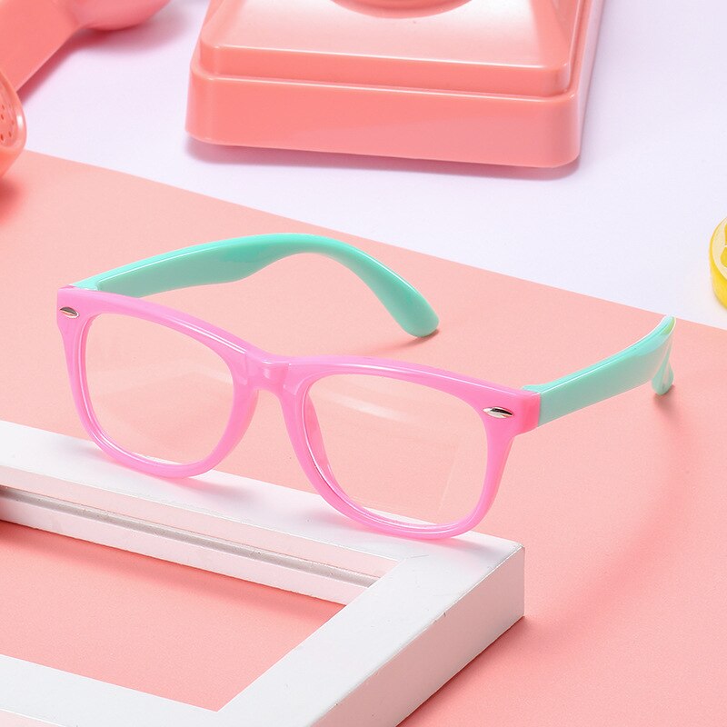 2022 Clear Eyeglasses for Kids Retro Girl and Boy Transparent Eye Glasses Frames Monturas De Lentes Mujer 2102-1