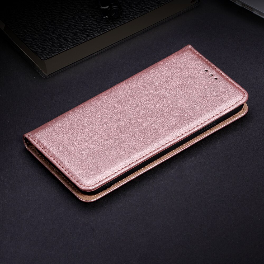 Flip Wallet Case Voor Zte Blade L8 Telefoon Cover Magneet Pouch Coque Voor Zte Blade L8 5 Inch Case Stand pu Leer Siliconen Funda: rose gold