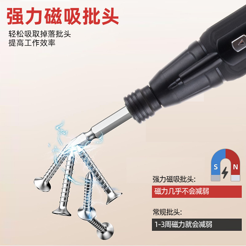 Populär elektrisk skruvmejsel 3.6v små hushålls mini demonterings- och monteringsverktyg reparation hushållsapparat skruvmejsel set