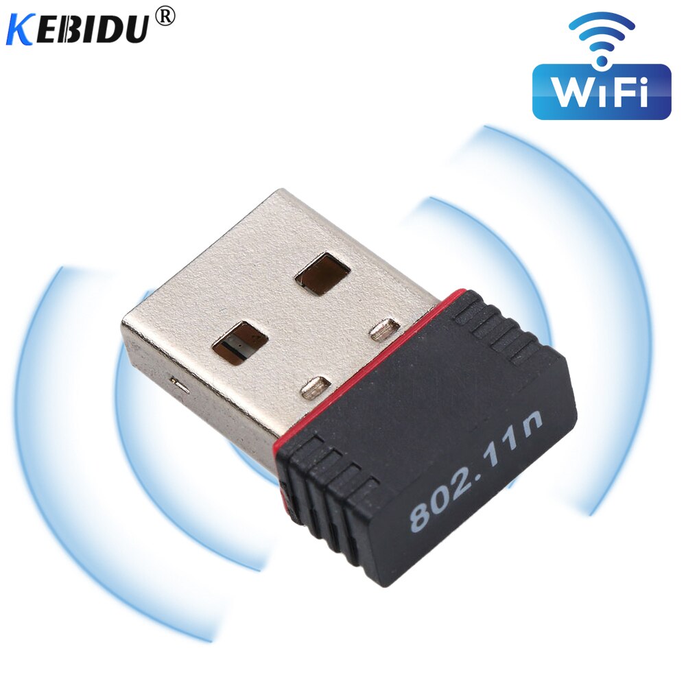 Kebidu Mini USB Scheda di Rete LAN 150Mbps WiFi Scheda di Rete Wireless 802.11 n/g/b MT7601 Per Il telefono notebook Pro Air Win Xp 7 Del Computer Portatile Del PC