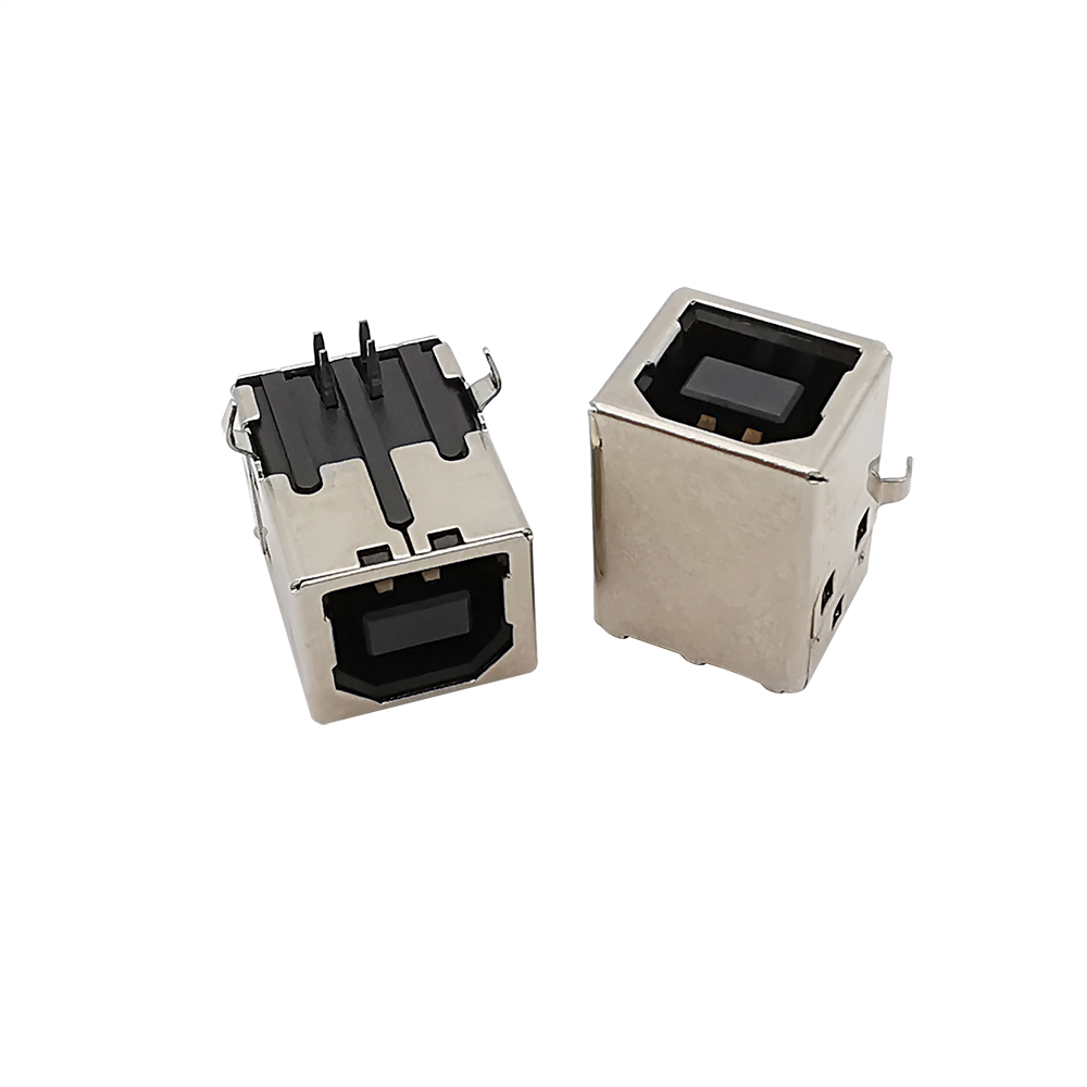 5/10/20 stk. usb b-type hun-stik 90- graders lodde-pcb-stik til printerdatainterface