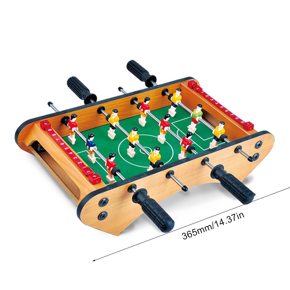 Mini Tabletop TischfußBall-Tragbare Tabelle FußBall Spiel einstellen W / 2 Bälle Und Ergebnis Wächter Für Erwachsene freundlicher