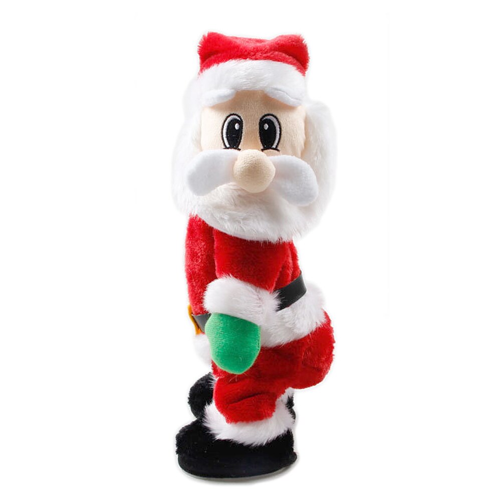 Elektrisk jule julemand dansedukke vrikke hofte legetøj sjove juledekorationsgaver