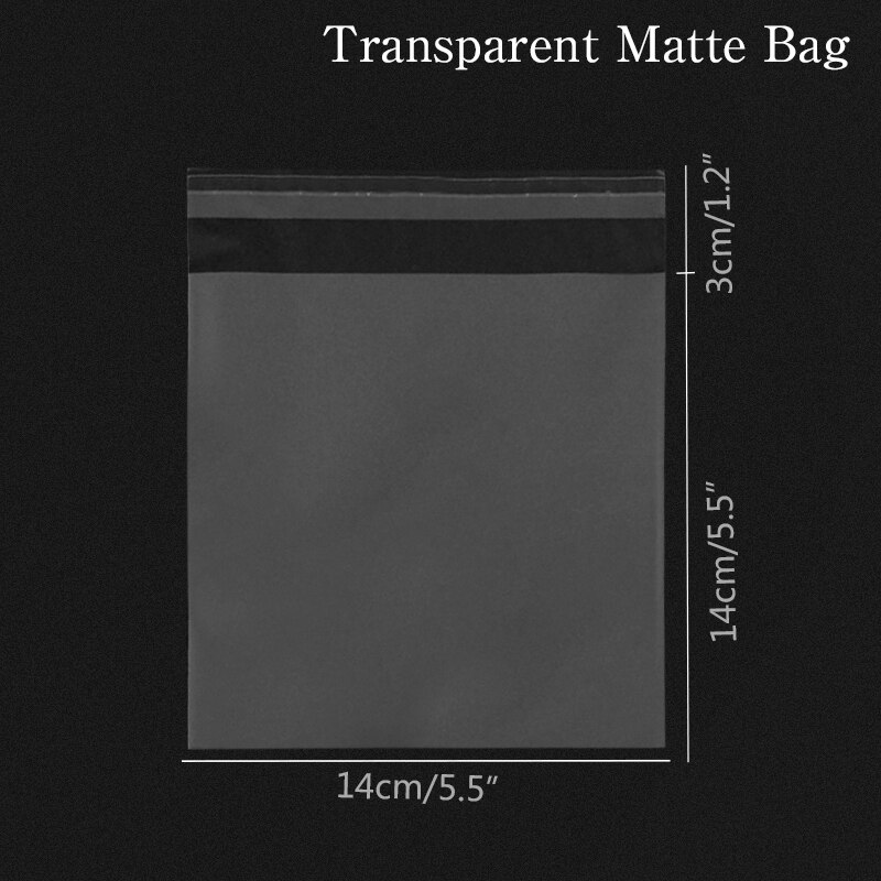 100 sztuk przezroczysty celofan torba samoprzylepne wyczyść Opp plastikowe torby na cukierki Cookie opakowania wesele małe torebki na prezent: B04