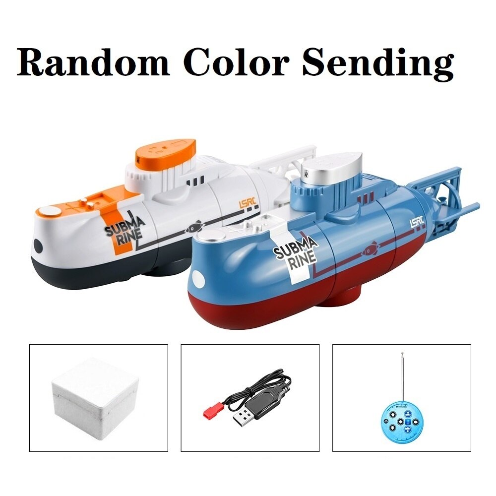 Mini Rc Submarine 6CH Radio Control Submarine Hover Functie Speelgoed Voor Aquarium Fish Tank Usb Oplaadbare Kids Kinderen: WHITE