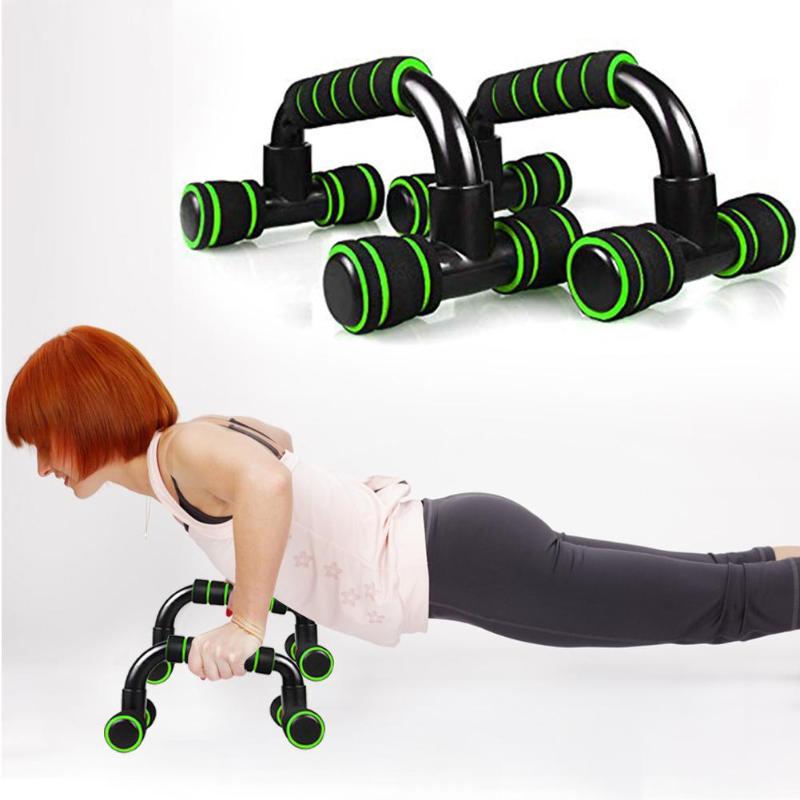1 Paar H-Vorm Fitness Push Up Bar Aluminium Home Fitness Push-Up Stands Hand Grip Trainer borst Training Apparatuur