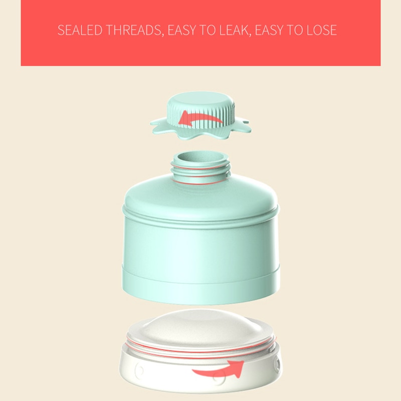 3 Layer Baby Food Storage Box Portable Mini Baby Feeding Milk Powder Container Organizer Box Food Storage Container
