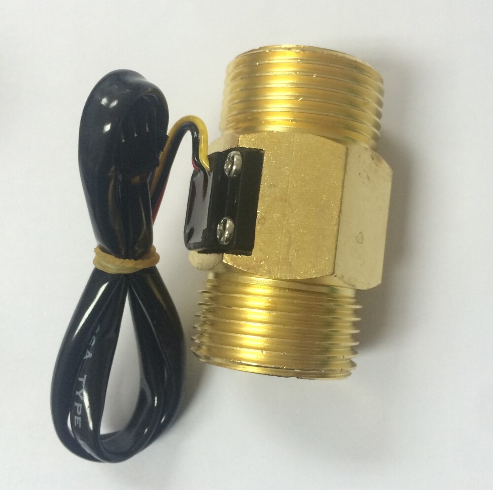 G1&quot; SUS/Brass Hall pulse Turbine sensor Flow meter BSP1.3INCH DN25 OD32.8MM