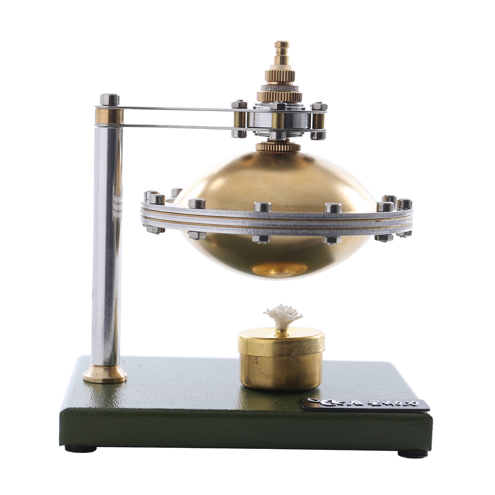 Ufo Spin Schorsing Air Stirling Engine Motor Stoom Warmte Elektriciteit Generator Machine Onderwijs Model Speelgoed Kits
