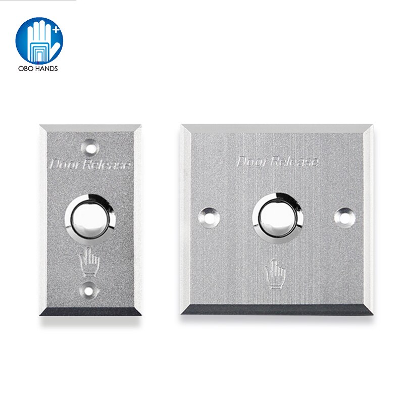 Aluminum Door Push Launch Key Button to Access Control Exit Button Release Push Switch for Home Security Protection