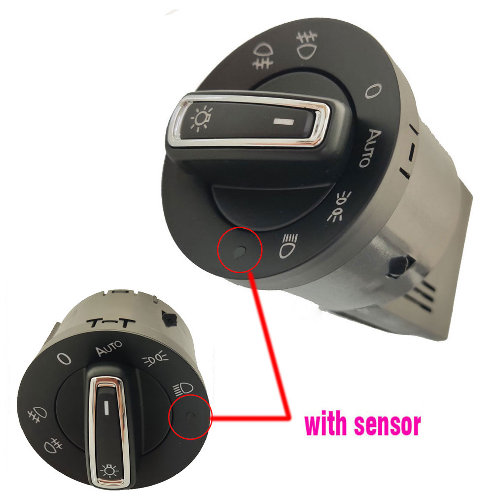Phare de voiture antibrouillard, interrupteur de phare, accessoire de voiture pour VW Golf MK5 MK6 MK7 VII