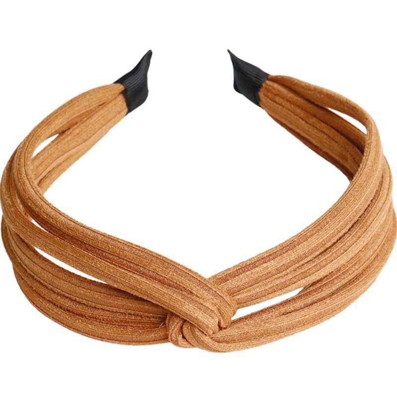 Women Twist Headband Bow Knot Cross Tie Cloth Headwrap Hairband Hoop SMR88