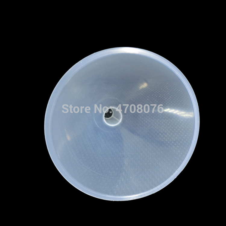 Embudo de plástico con forma de cono transparente para laboratorio, cocina, garaje, grado alimenticio, 10 unids/paquete