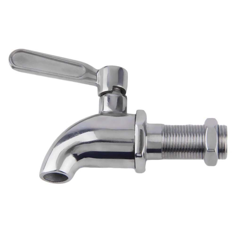 Durable Stainless Steel Beverage Drink Dispenser Wine Barrel Spigot Faucet Tap For Home Bathroom Kitchen