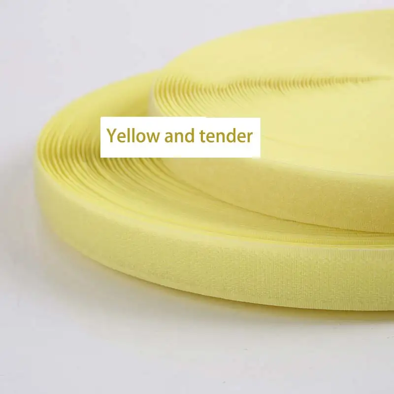 2M/Pairs Colorful Sew On Hook and Loop Tape Non-Adhesive Fastening Nylon Fabric Tape DIY Craft Interlocking Tape Sewing Fastener: DULL