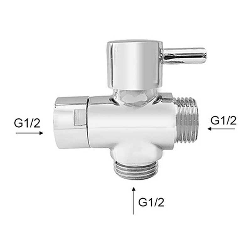 Rovogo  g1/2 eller g7/8 treveis t-adapter vannledningsforbindelse wc bidetvannseparator: G1-2